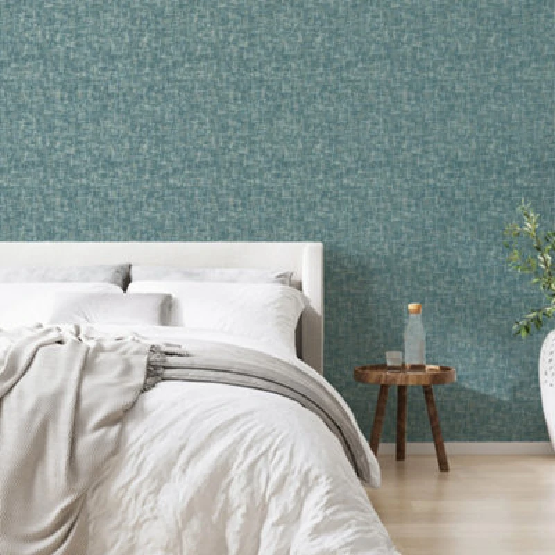 Image of Superfresco Midas Texture Teal Gold Plain Wallpaper