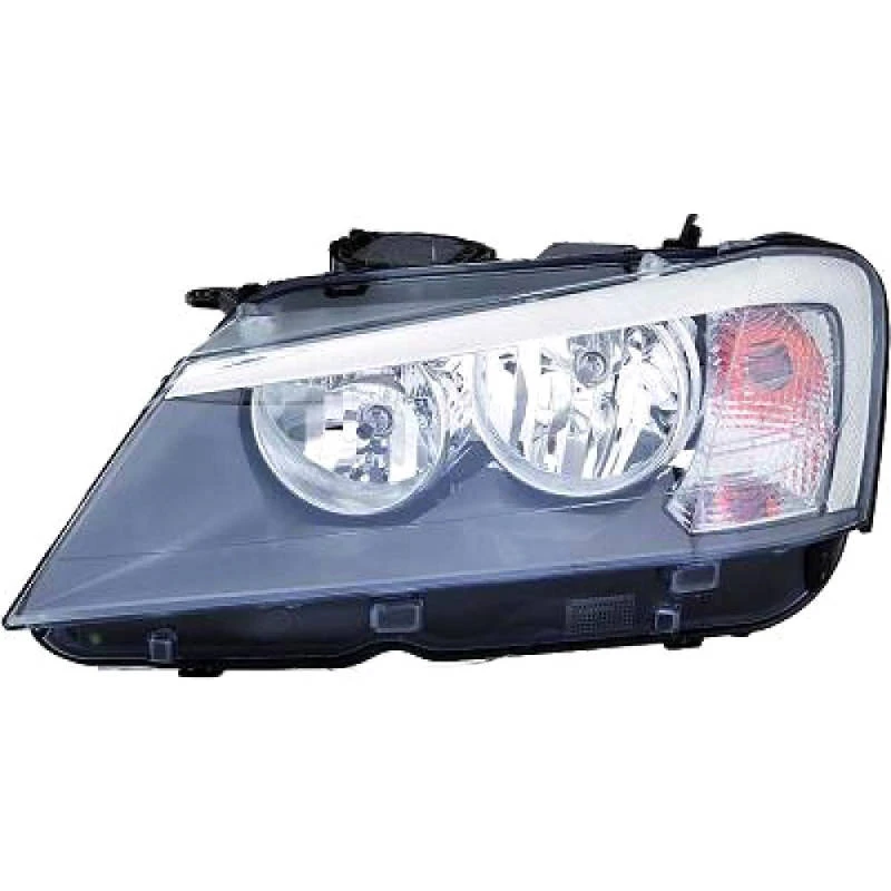 Image of DIEDERICHS 1276080 Headlights H7/H7, Right, with motor for headlamp levelling Headlight (259)