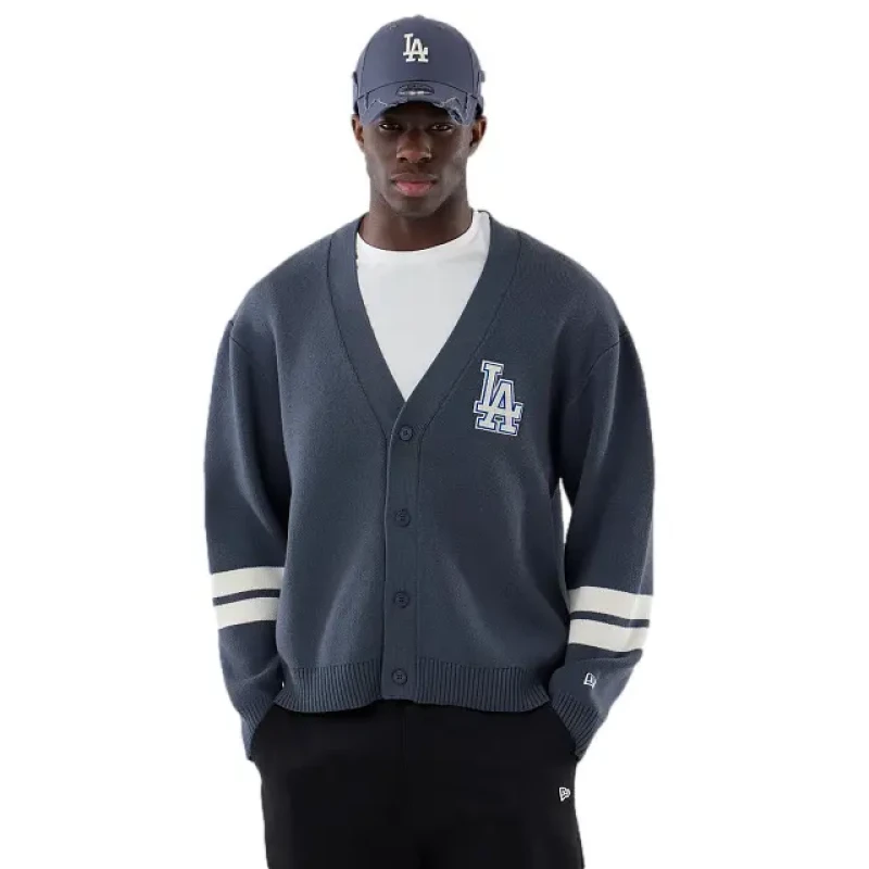 Image of new era Cardigan New Era Los Angeles Dodgers DKC MLB Marron Unisex L