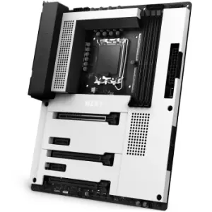 image of NZXT N7 Z690 Matte White Intel ATX DDR4 WIFI Motherboard - LGA 1700