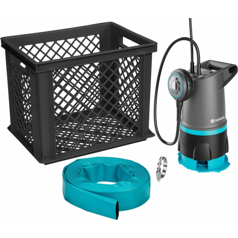 Image of Gardena 20000 BASIC Submersible Water Pump and Flood Protection Set 20000 BASIC