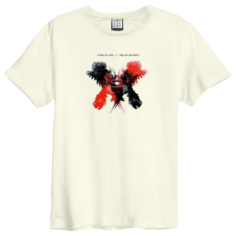 Image of Amplified Amplified Men Kings Of Leon Vintage T-Shirt in Off White Size: Small Off White S Male 5063470980451