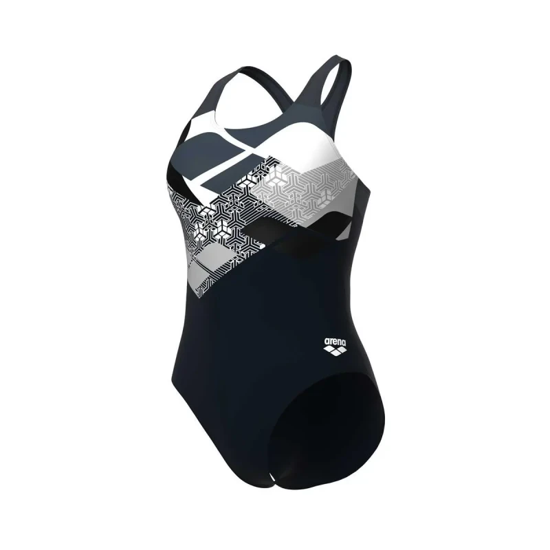 Image of Womens 1 Piece swimsuit Arena Kikko Contro Noir Female 46