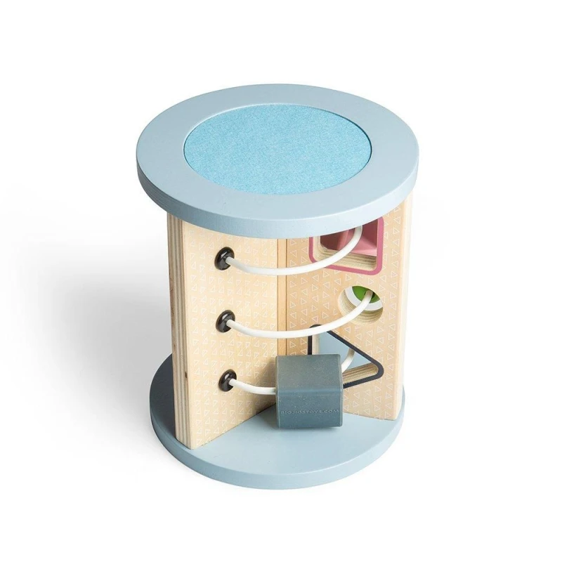 Image of Bigjigs Toys Wooden Rolling Sensory Shape Sorter Multi unisex