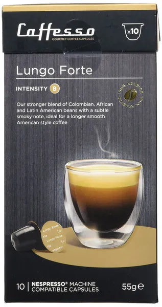 Image of Caffesso Lungo Forte Coffee 10 Capsules