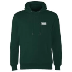 image of Primed Chest Logo Hoodie - Forest Green - L