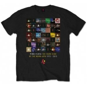 Image of Pink Floyd DSOTM 40th Variations Blk Mens T Shirt: Small