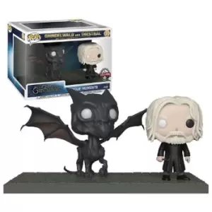 image of Fantastic Beasts 2 Grindelwald & Thestral EXC Pop! Movie Moment