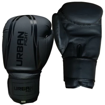 Image of Training Boxing Gloves - 8oz - Matt Black - Urban Fight