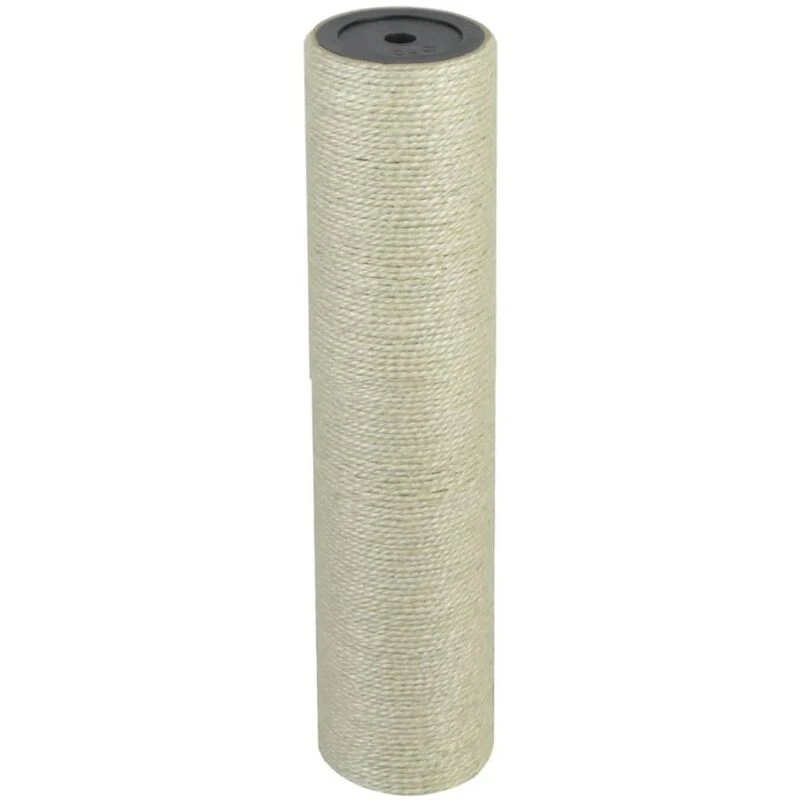 Image of vidaXL Cat Scratching Post 8x35cm 10mm Beige Kitten Scratch Pole Stand Tree