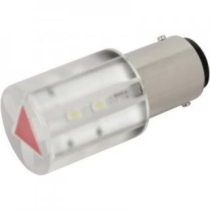 Image of LED bulb BA15d Red 230 V AC 320 mcd CML