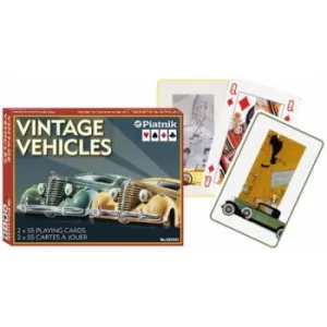 Image of Vintage Vehicles Deluxe Playing Cards