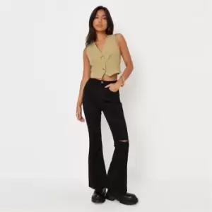 image of Missguided Oversized Metal Trim Sg-Dnp-DTJX8039 - Black