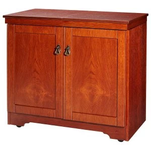 Image of Hostess Real Wood Teak Heated Trolley