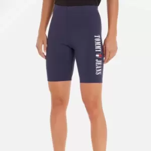 image of Tommy Jeans Archive Logo Jersey Cycle Shorts - L