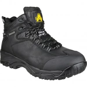 image of Amblers Mens Safety FS190N Waterproof Hiker Safety Boots Black Size 10