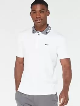 BOSS Paddy 1 Regular Fit Polo Shirt - White Size M Men