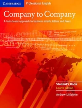 Image of Company to Company Students Book by Andrew Littlejohn Paperback