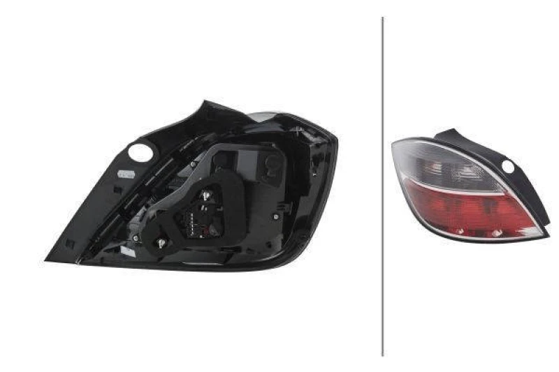 Image of HELLA 9EL 354 073-011 Rear light without bulb holder, Left, PY21W, with bulbs Combination Rearlight (391)