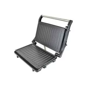 image of Lloytron KitchenPerfected Health GrillPanini Press BlackSteel LY2701