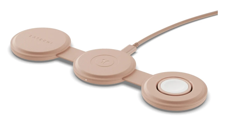 Image of Satechi OntheGo Smartphone. Smartwatch. Headphones Rose USB Wireless c ST-QTG31R
