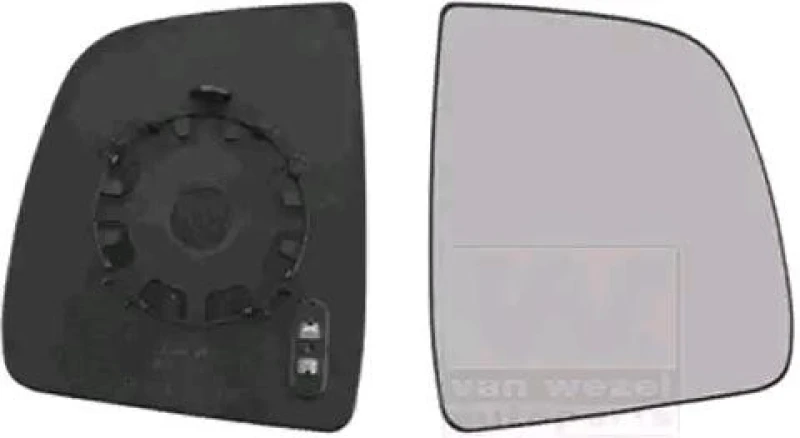 Image of VAN WEZEL 1638838 Wing Mirror Glass * HAGUS * Right, Upper section Mirror Glass,outside mirror (1914)