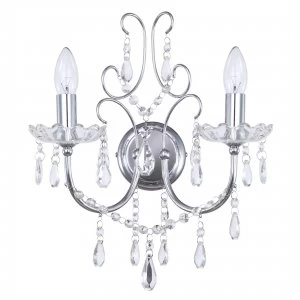 image of Litecraft Madonna Chrome Wall Light