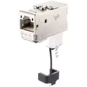 image of Metz Connect 130B12-E RJ45 module E-DAT CAT 6A