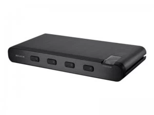 Image of Belkin 4 port DVI NIAP/NATO Certified secure KVM switch