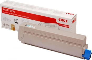 image of OKI 45862818 Black Laser Toner Ink Cartridge