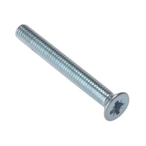 Image of ForgeFix Machine Screw Pozi Compatible CSK ZP M5 x 40mm Bag 25