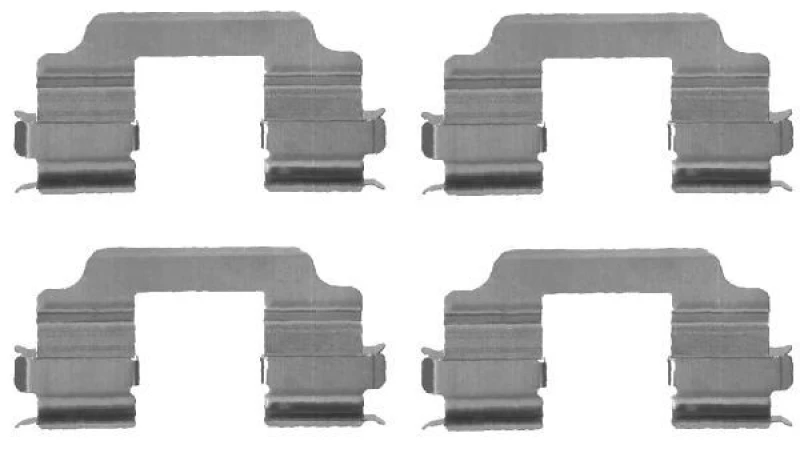 Image of HELLA Brake pad fitting kit HELLA 8DZ 355 203-271