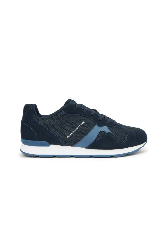 Image of Tommy Hilfiger Mens Runner Icon Mix in Navy Size: 42 Navy Male 42