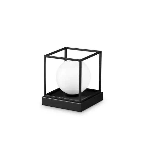 Image of Lingotto Globe Table Lamp Black Small