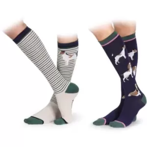 Image of Shires Bamboo Equestrian Socks Juniors - Multi