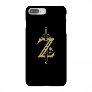 image of Nintendo The Legend Of Zelda Master Sword Phone Case - iPhone 8 Plus - Snap Case - Gloss