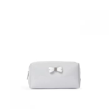 Image of Ted Baker Eulali Bow Detail Make Up Bag - grey