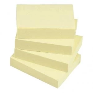 Image of Value 1.5 x 2" Repositionable Notes Yellow Pack of 12 128911