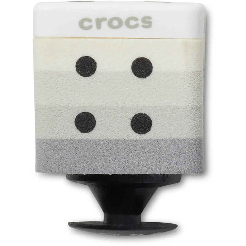 Image of Crocs Jibbitz Crocs Stacked Dice Blanc Unisex TU