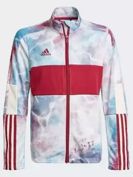 Image of Boys, adidas Tiro Track Top, Red, Size 11-12 Years