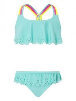 Monsoon Girls S.e.w Lily Bikini - Turquoise Size Age: 11-12 Years, Women