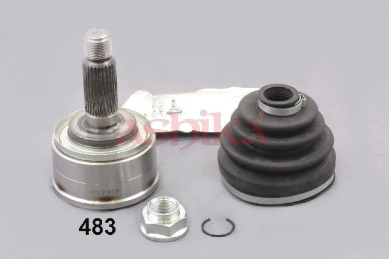 Image of ASHIKA CV joint kit ASHIKA 62-04-483