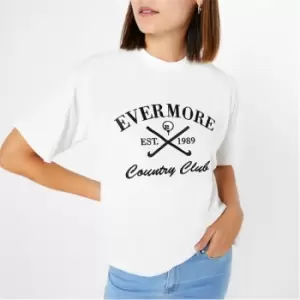 Image of I Saw It First Mens Embroidered Graphic Sweats - White