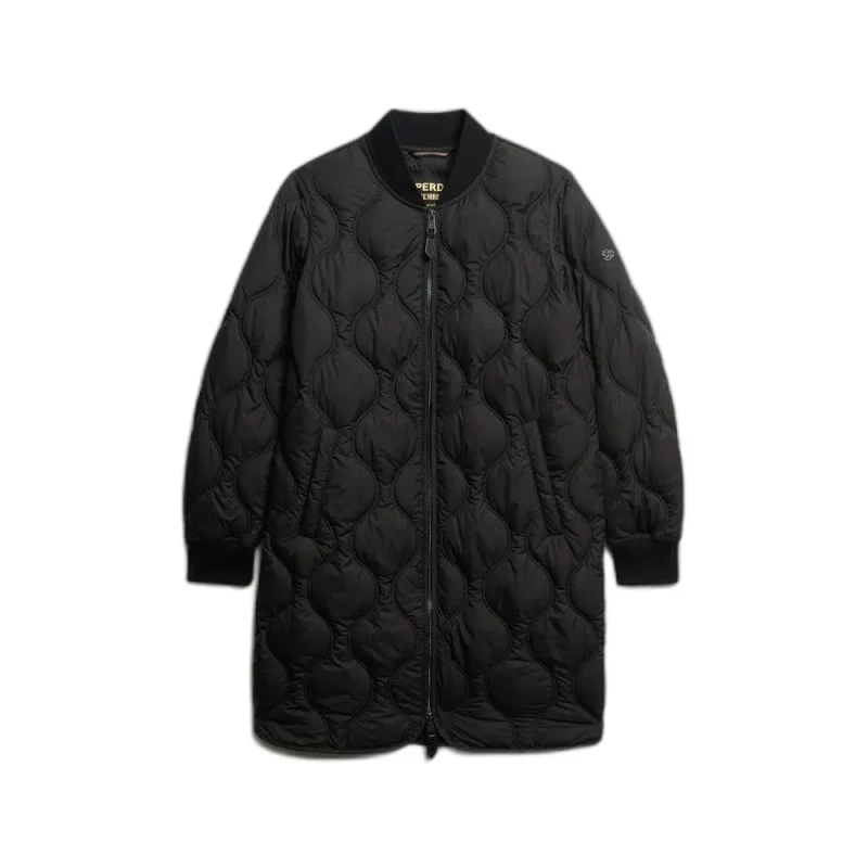 Image of Superdry Womens long jacket Superdry Noir Female M