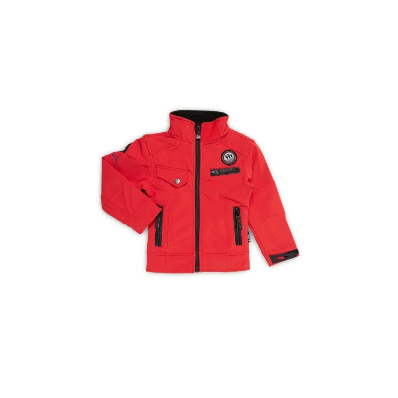 Image of Peak Mountain Children's softshell jacket Peak Mountain Ecorry Rouge Male 16 ans ECORRY/10-16/BG-ROUGE