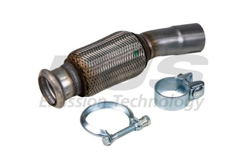 Image of HJS 91 22 1505 Flex Hose, exhaust system with fastening material Flex Hose,exhaust system (3971)