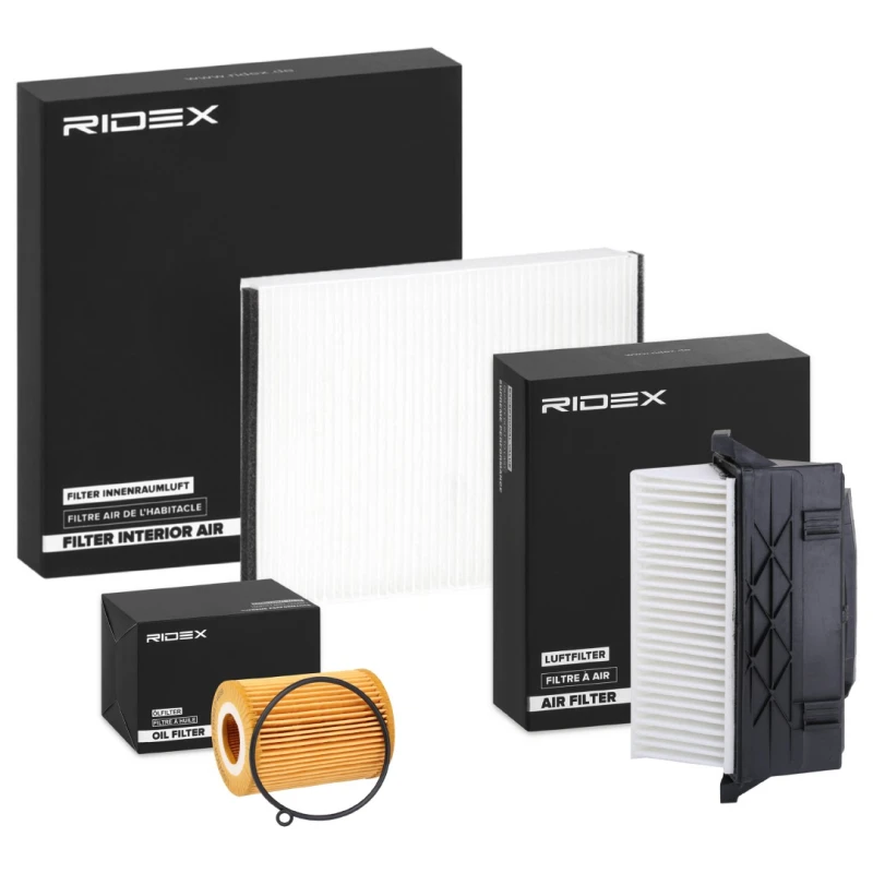 Image of RIDEX 4055F20036 Filter Set with gaskets/seals Filter Set (4055)