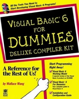 Image of Visual Basic 6 for Dummies Deluxe Compiler Kit by Wallace Wang Paperback