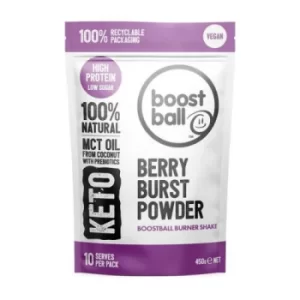 image of Boostball Berry Burst Keto burner Shake 450g (Case of 10)