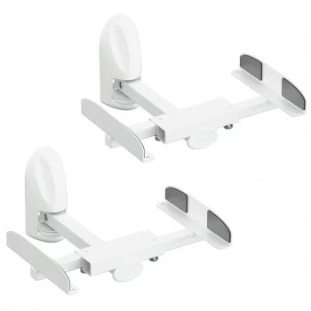 AVF Side Clamp Speaker Wall Mounts - White